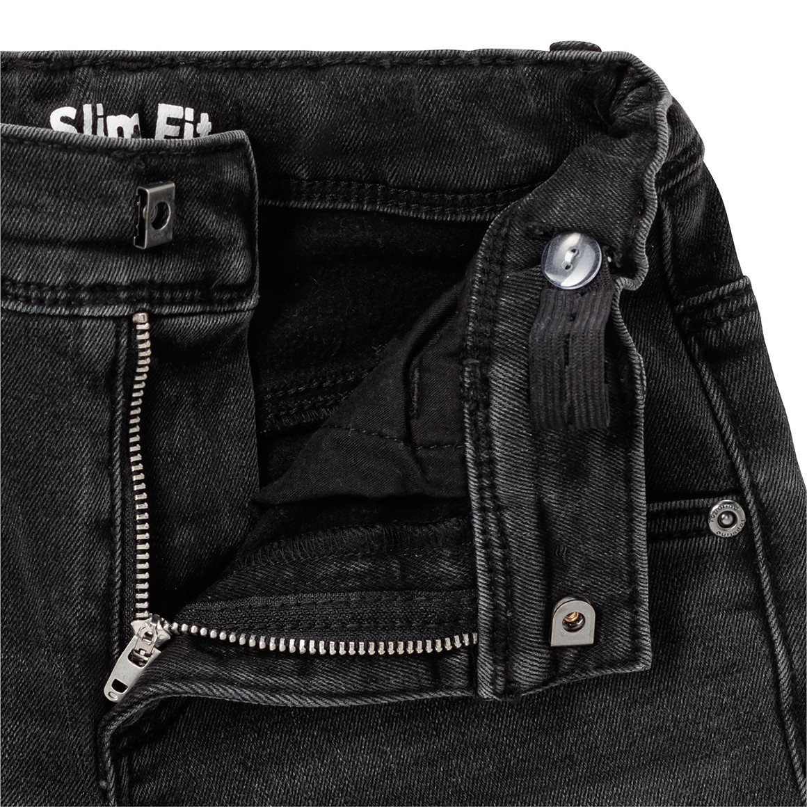 Topolino Jungen Thermo-Jeans im Slim-Design dunkelgrau