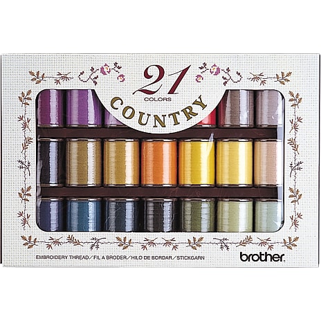 Brother SKiTCH PP1 Broderimaskinetråd - 21 farver