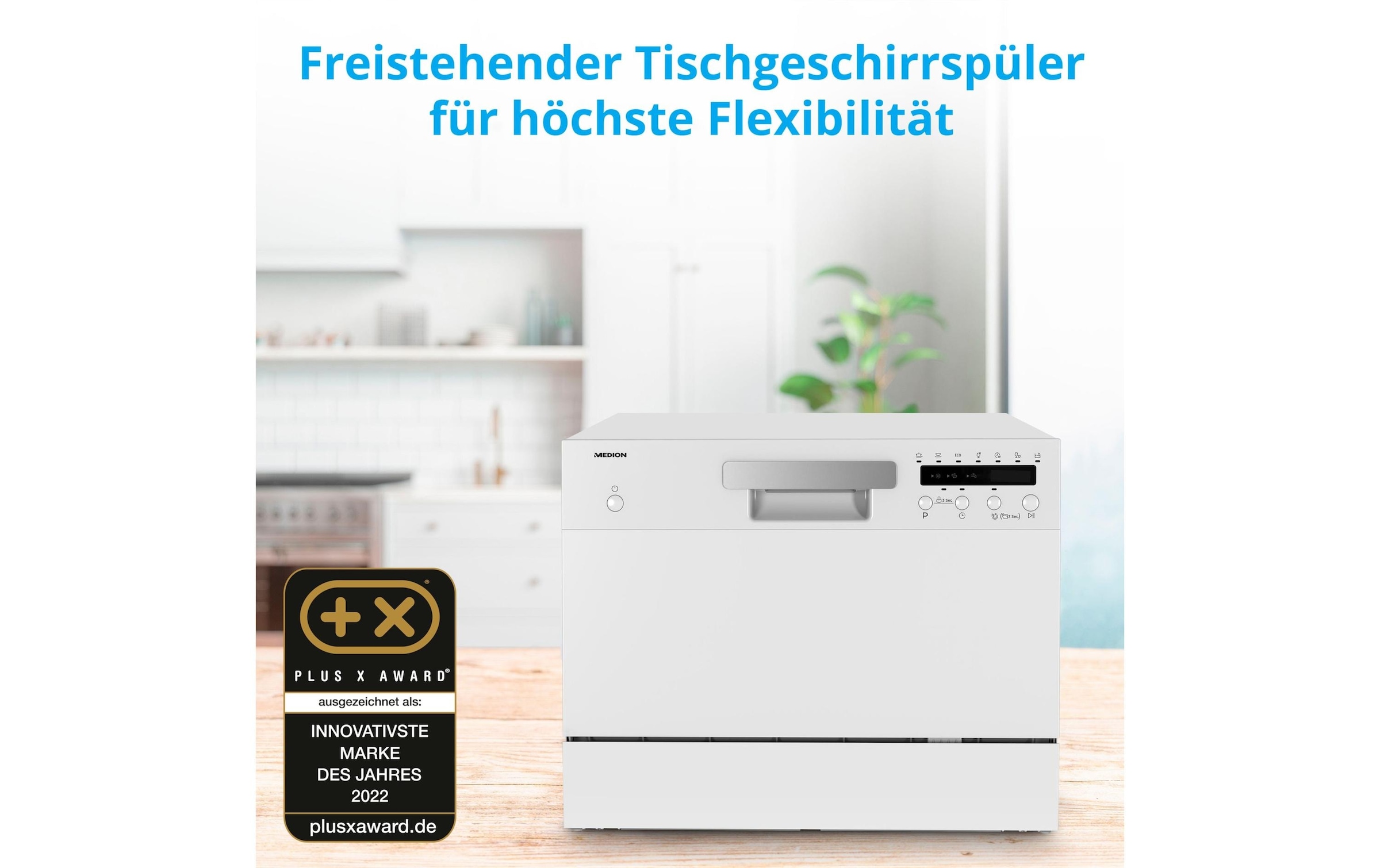 Medion® Tischgeschirrspüler »MD 37496« 6 Massgedecke