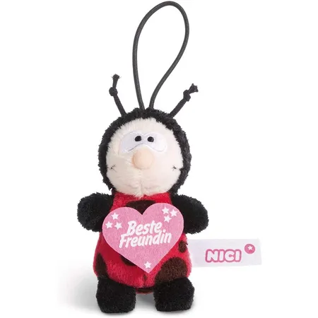 NICI Marienkäfer Plüsch Loop Beste Freundin 8 cm
