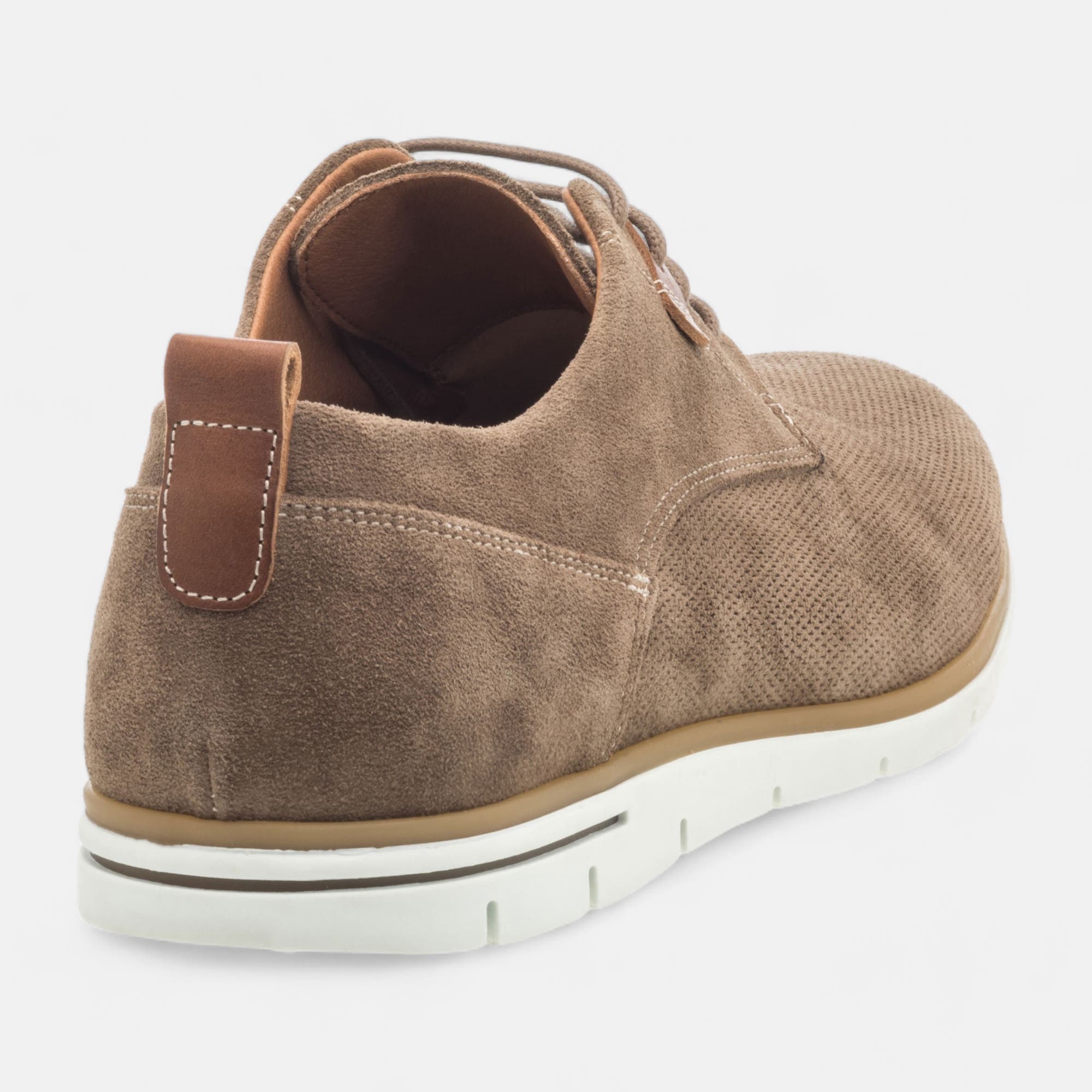 Derbies Homme en cuir beige
