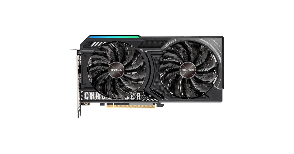ASRockRadeon RX 9060 XT Challenger OC 8GB grafische kaart  (2x DisplayPort, 1x HDMI)