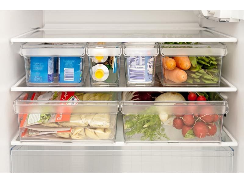 Rotho Kühlschrankorganizer Loft 5 l, Transparent Kühlschrankordnungsbox