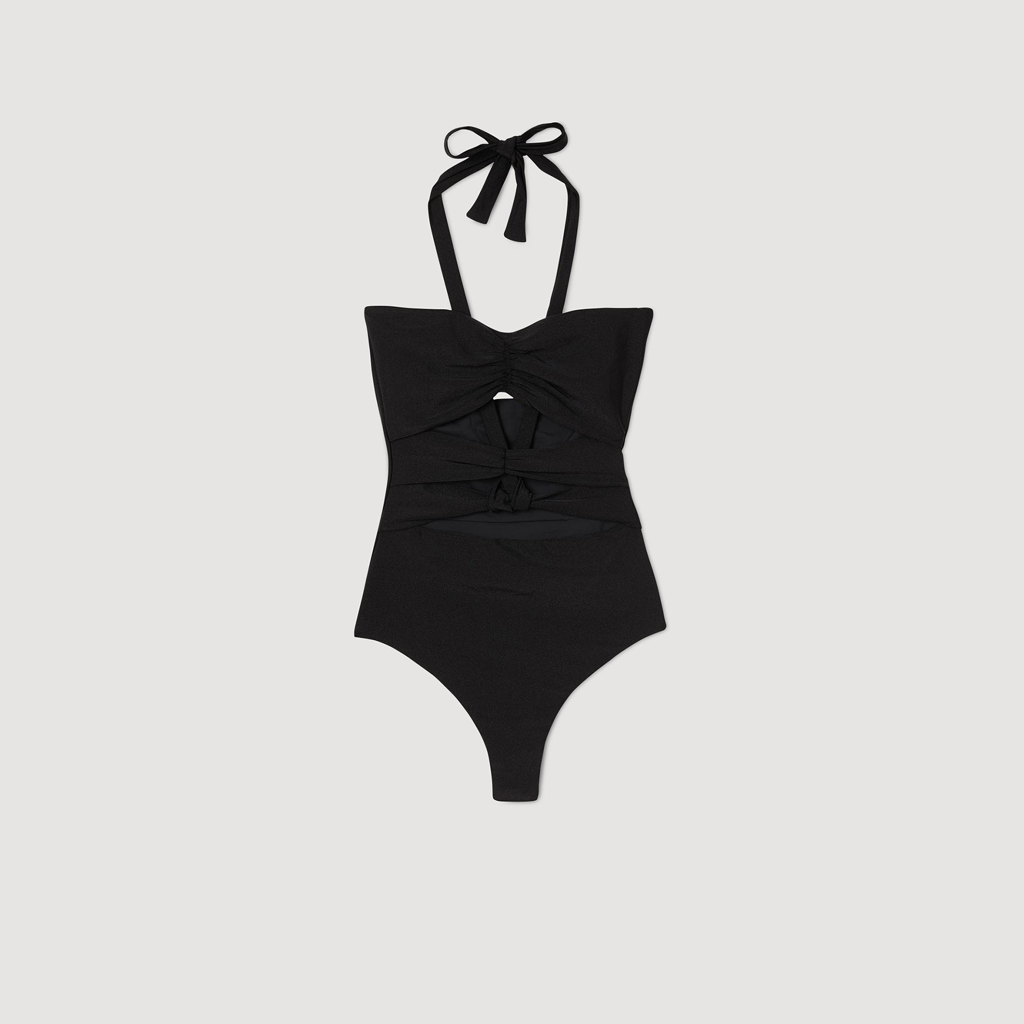 Maillot de bain 1 piéce noue ajoure