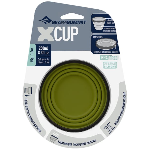 Vaisselle randonnée SEA TO SUMMIT X-CUP OLIVE