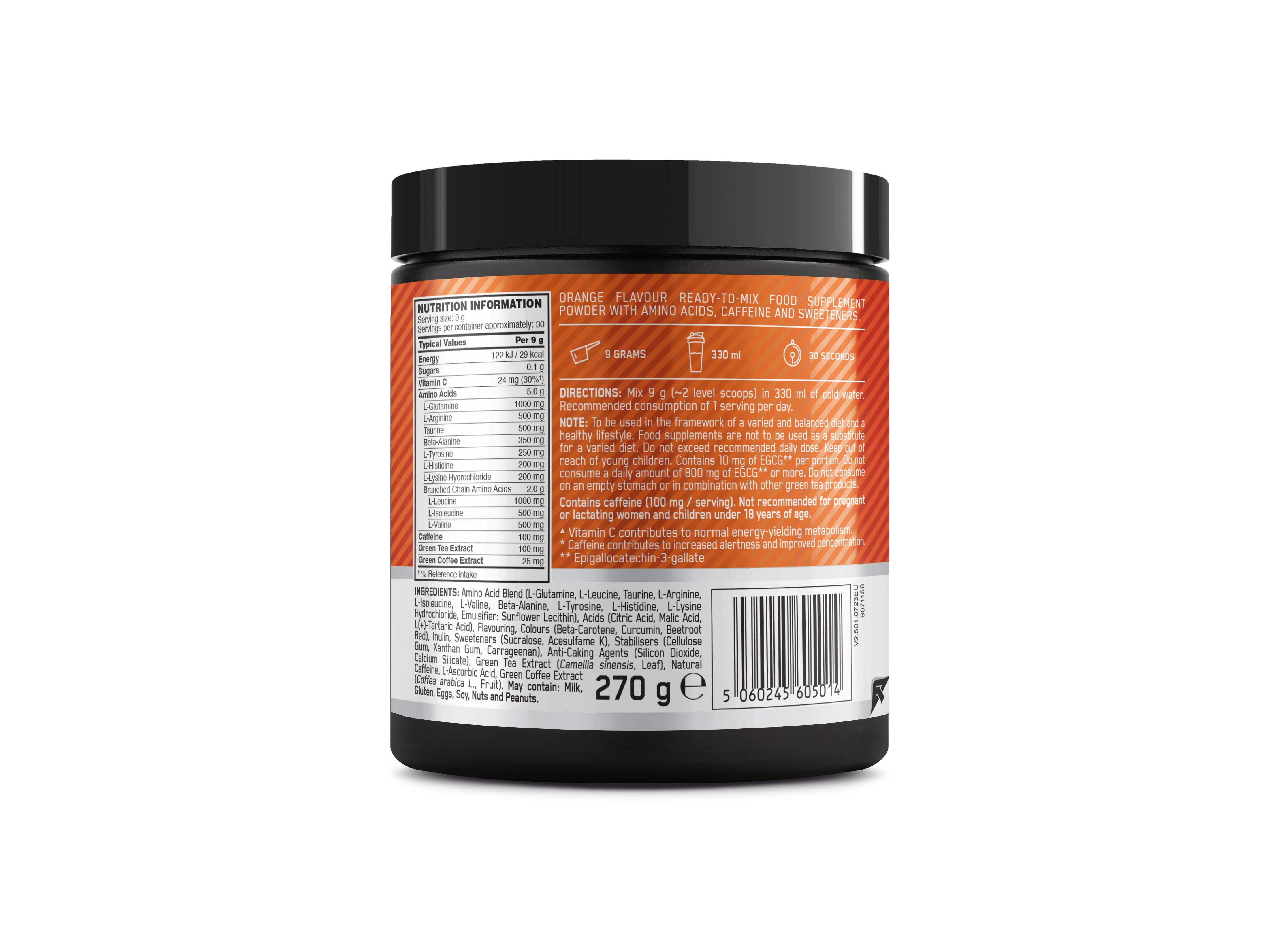 AMINO ENERGY OPTIM NUT LARANJA 270G