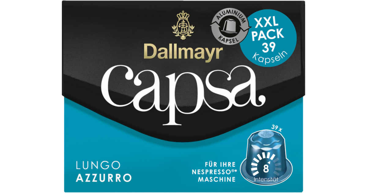 Dallmayr Capsa Lungo Azzurro 39 Kapseln