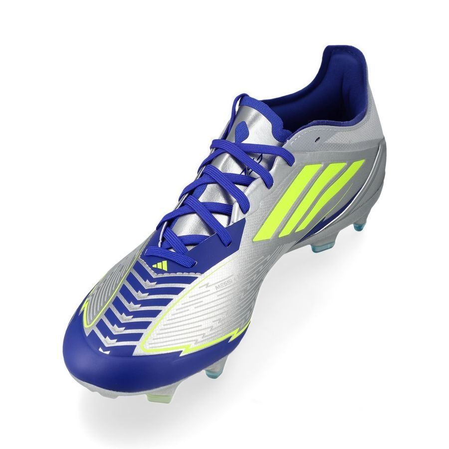 adidas F50 Messi Pro FG La Vida Rapida - Argenté/Jaune/Bleu
