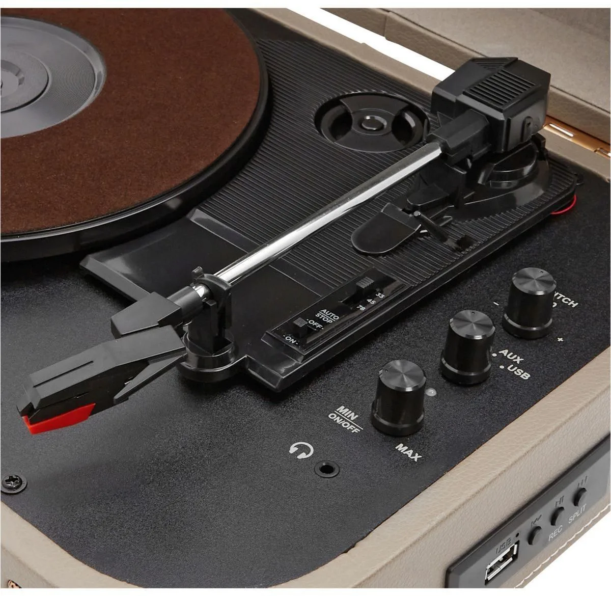 Muse MT-201 Gris Chaînes vinyle