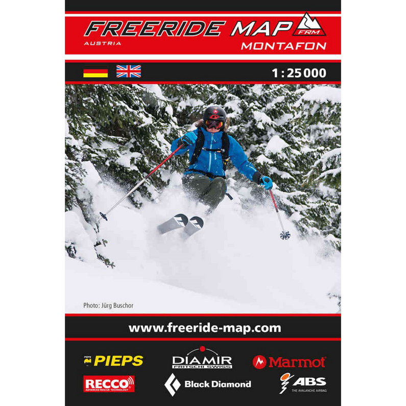 Freeride Map Montafon - Ski