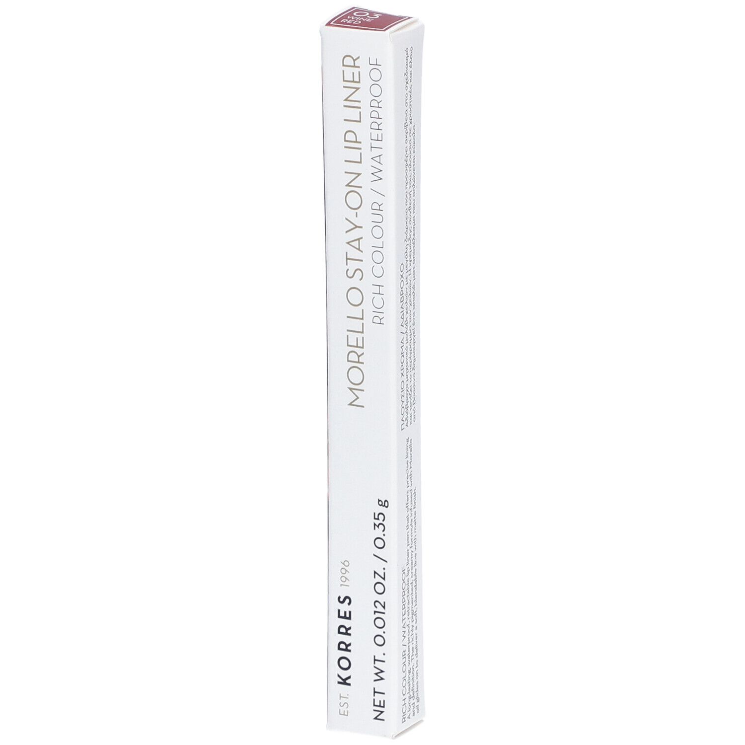 KORRES Morello Mechanical Lipliner Wine Red