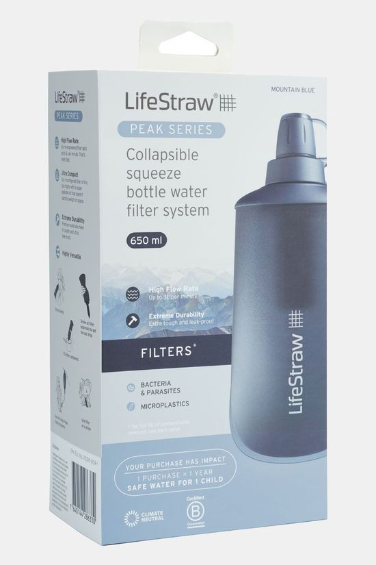 Lifestraw Lifestraw Peak Series Collapsible Squeeze Bottle 650ml Mountain Drinkfles