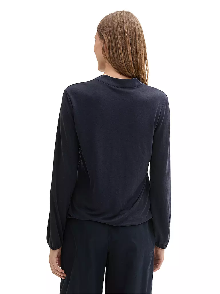 TOM TAILOR Langarmshirt dunkelblau