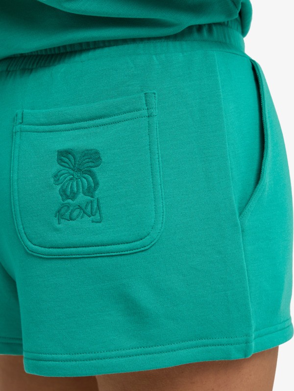 Surfing By Moonlight Short en molleton Vert Femme