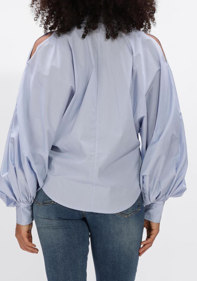 lichtblauwe janice blouses stone