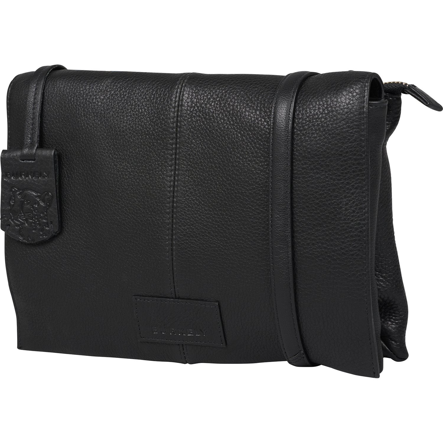 Burkely Soft Skylar Double Pocket Flap black