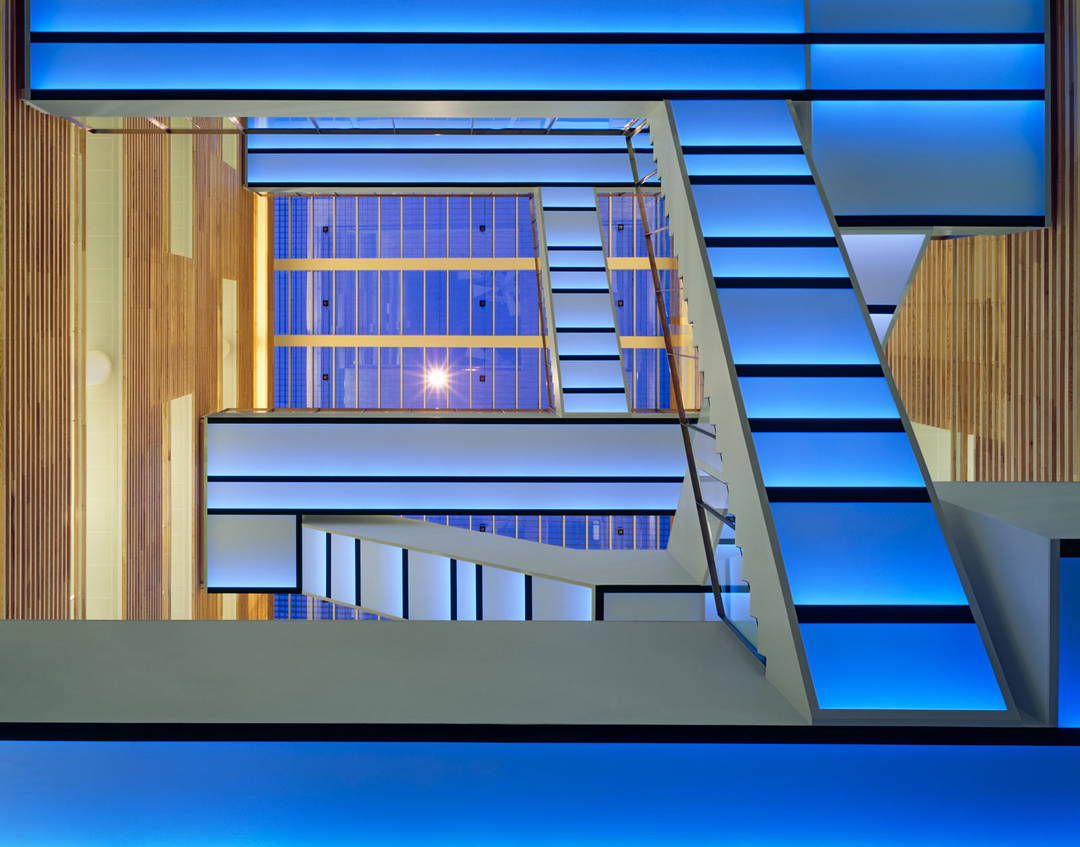 Staircase blue by Adam Mørk - Limited Edition. Edition of: 100. Signed.