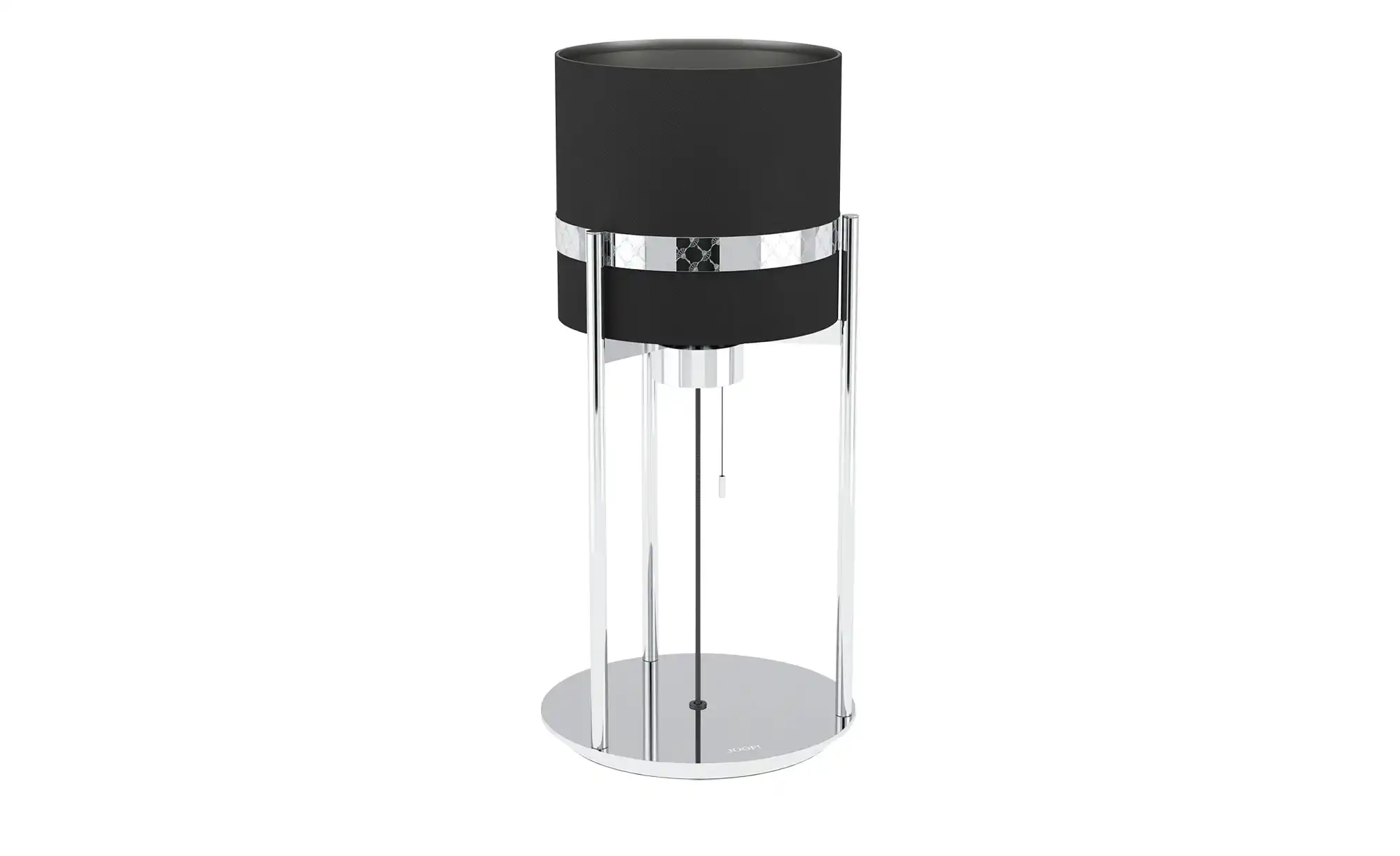 JOOP! Tischleuchte 1-flammig Textil Round Lights Chrome