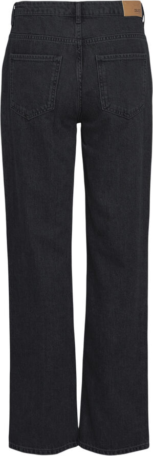 Object OBJSAVA ELLEN MW STRAIGHT BLK JEANS Black denim