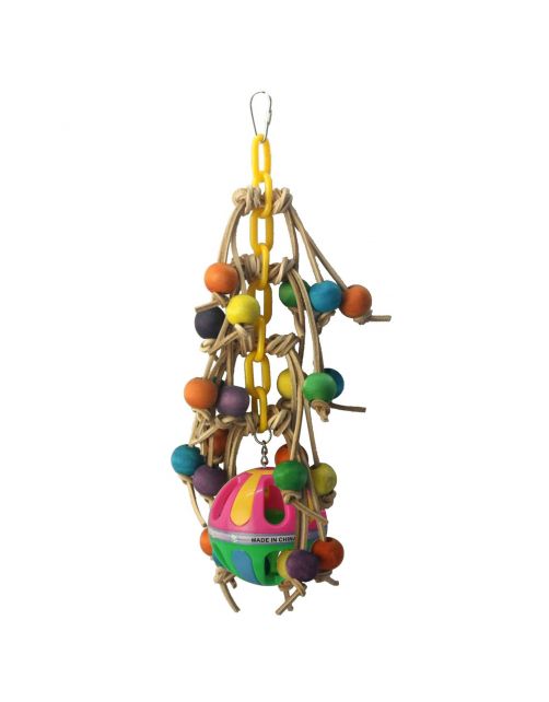 Keddoc Vogelspeelgoed Defty Disc - Vogelspeelgoed - 38x12x10 cm Multi-Color