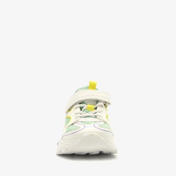 Blue Box meisjes dad sneakers wit/mintgroen