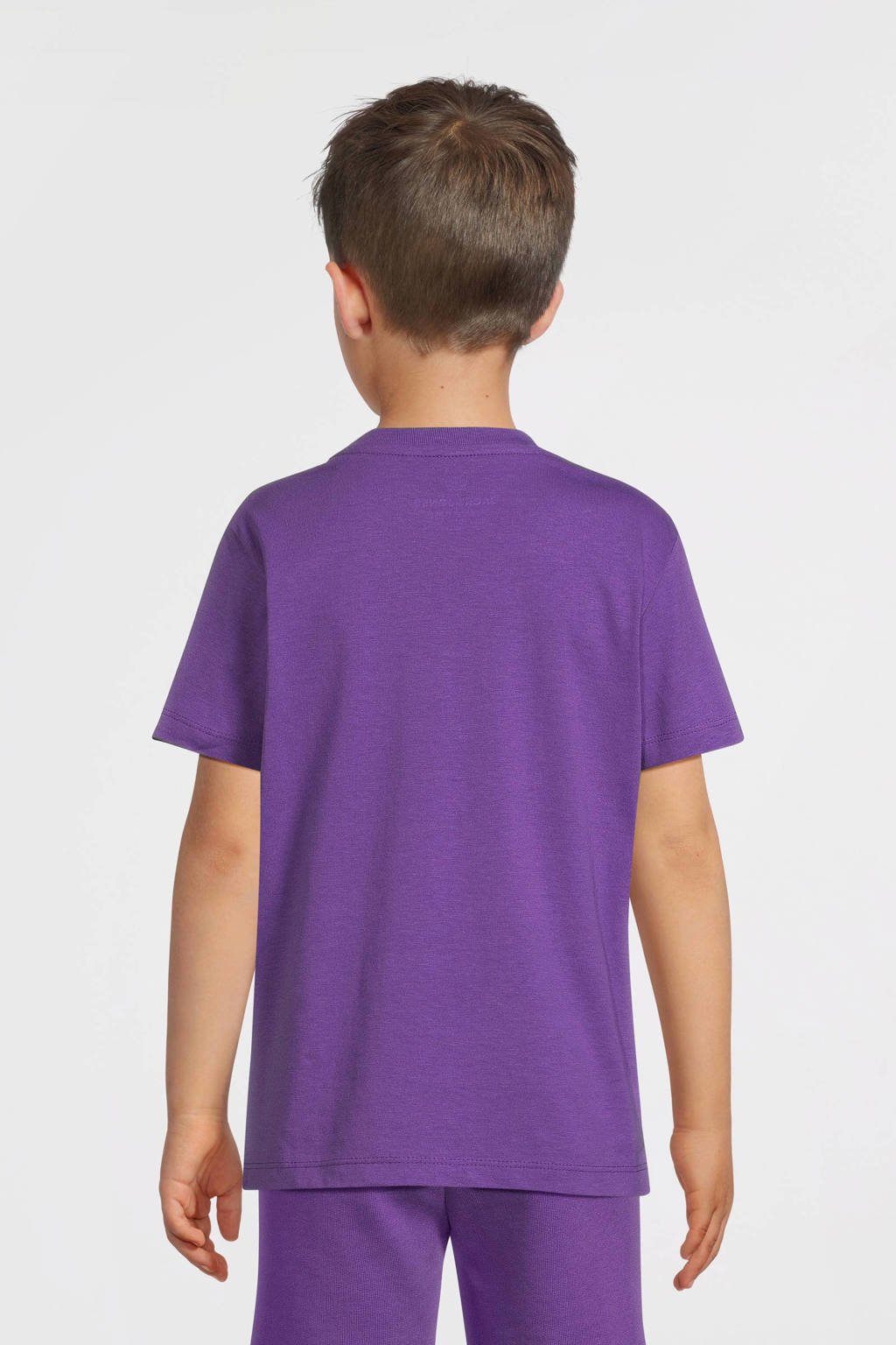 JACK & JONES T-shirt JCOKAPPER met logo paars