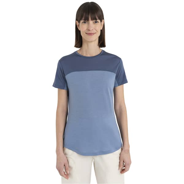 T-shirt randonnée ICEBREAKER W MERINO 125 COOL-LITE SPHERE III SS TEE KYANITE/DAWN/CB