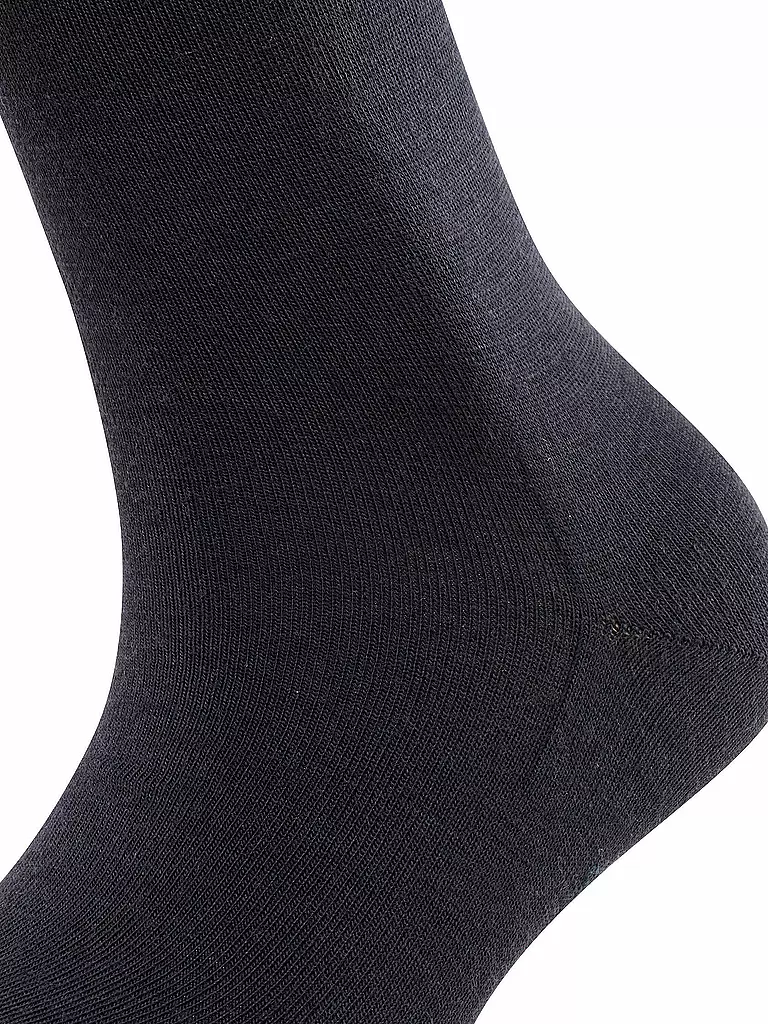 FALKE Socken Soft Merino marine blau