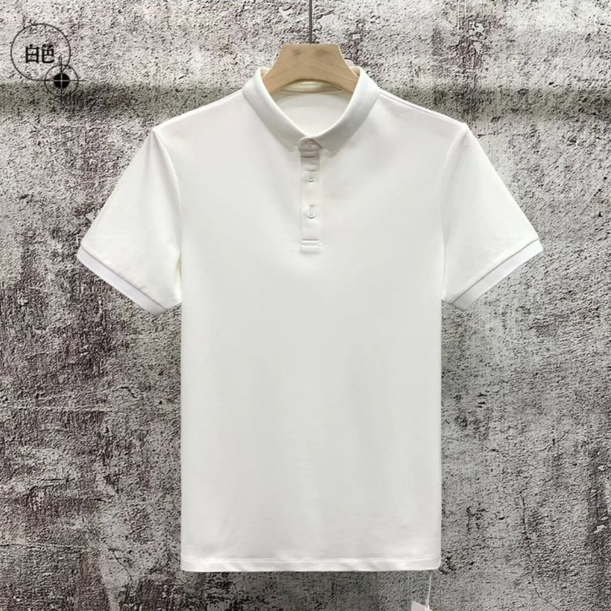 Wewewow - effen poloshirt met korte mouwen