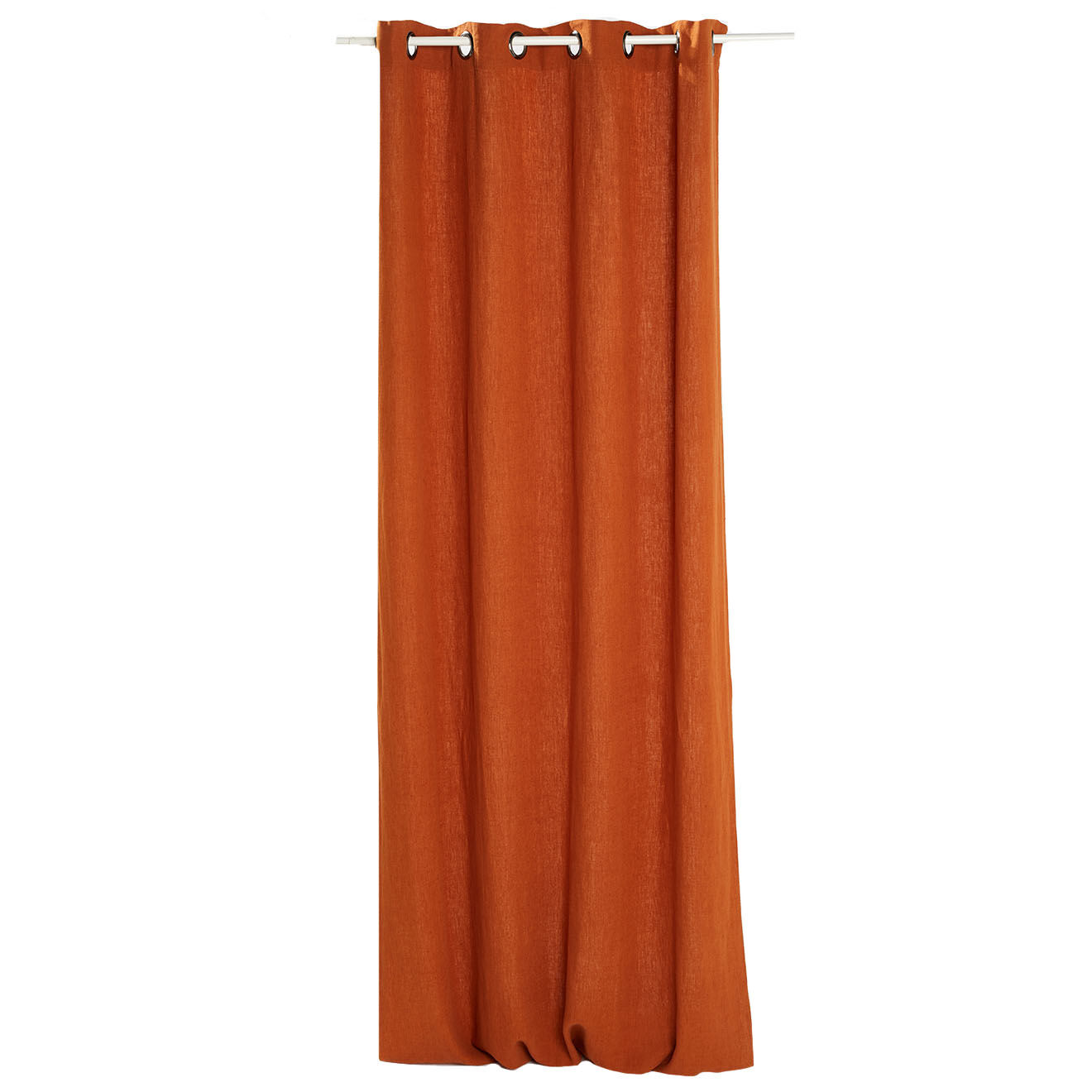 Haomy Rideau 100% Lin Propriano Porticcio cuir - 140x280 cm
