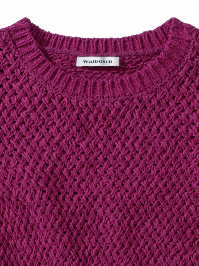 Baumwollbändchen-Pullover Firenze