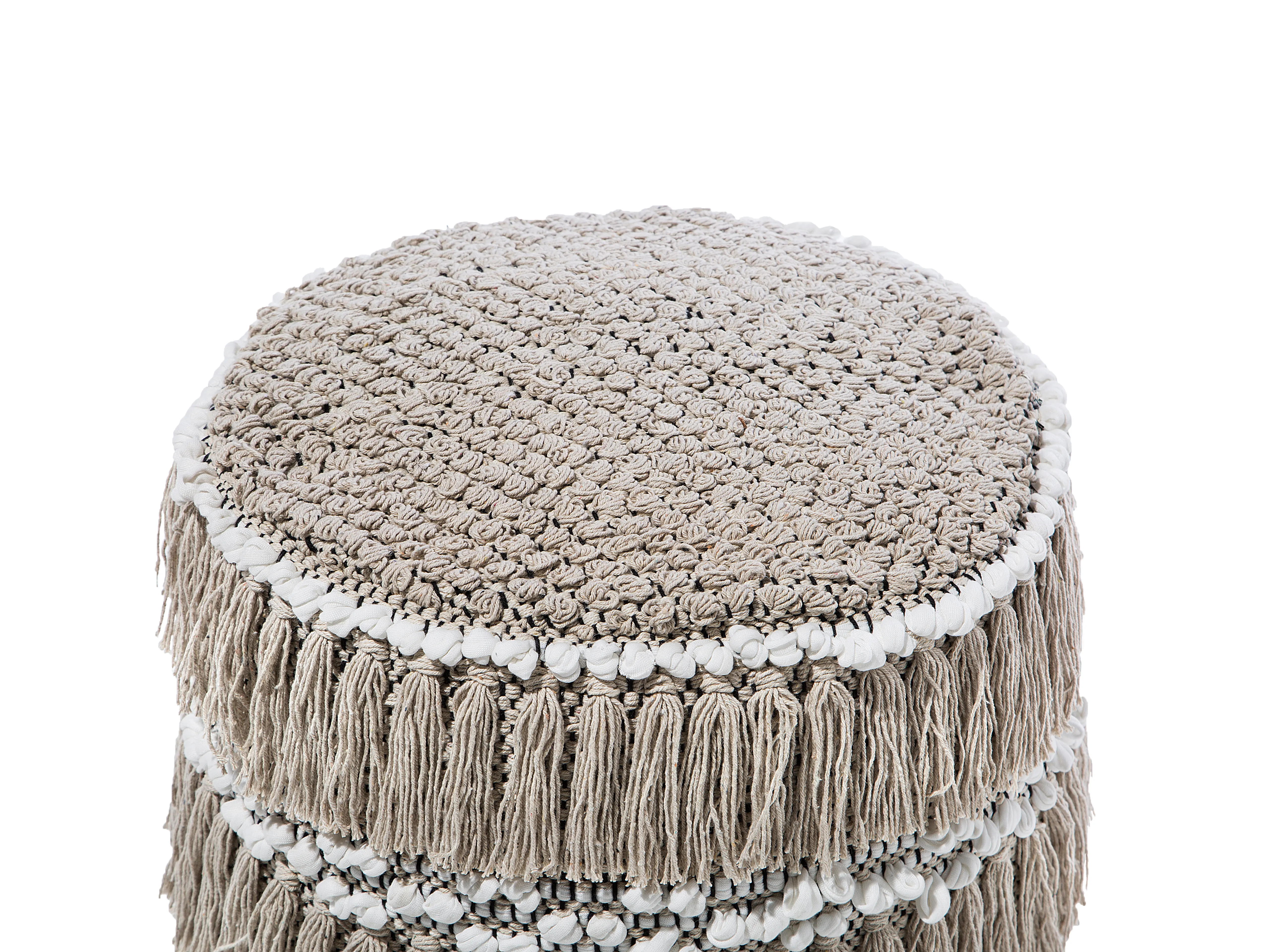 Poef NOIDA Katoen Beige