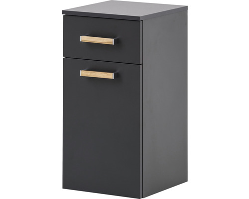 Onderkast Möbelpartner Duo BxHxD 32,7x67x35,3 cm antraciet
