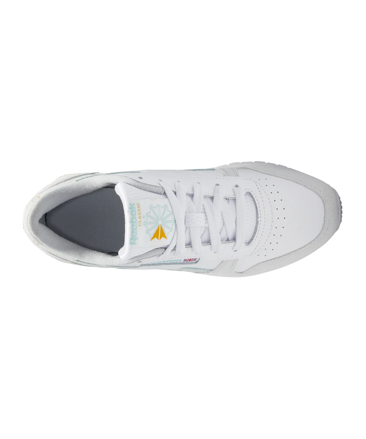 Reebok Classic Leather Damen Weiss Grau