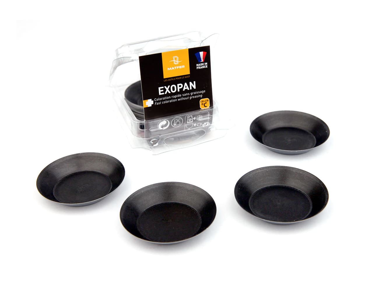 Moule tartelette ronde (x 25) - Exopan® - Ø 5 cm - Matfer