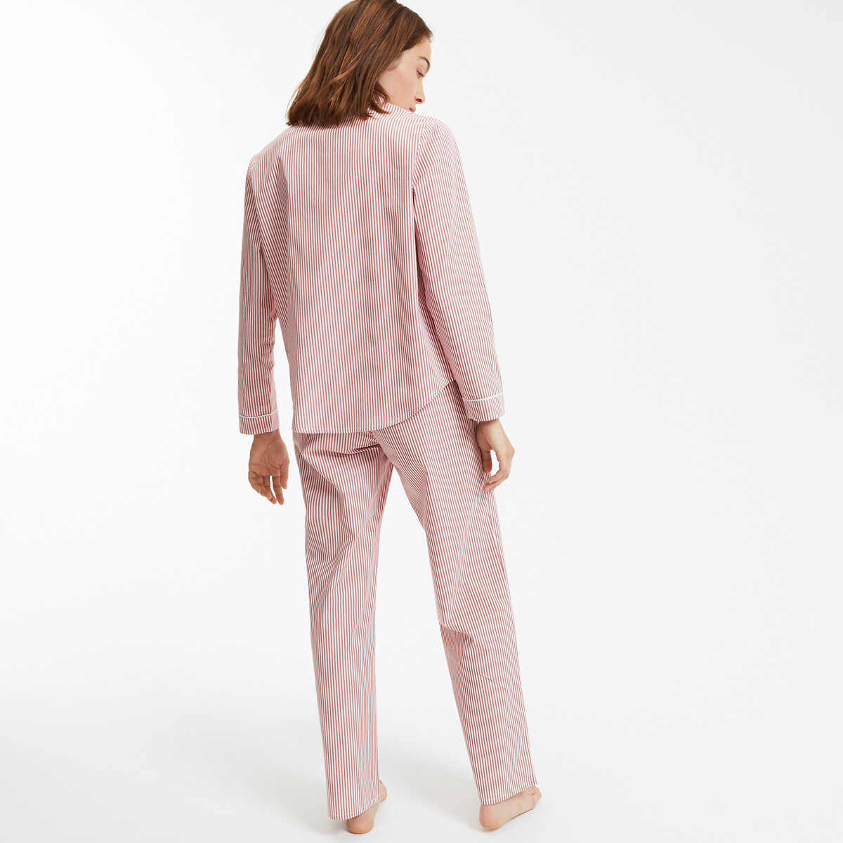 COLEÇÕES LA REDOUTE<br>Pijama estilo avô, às riscas