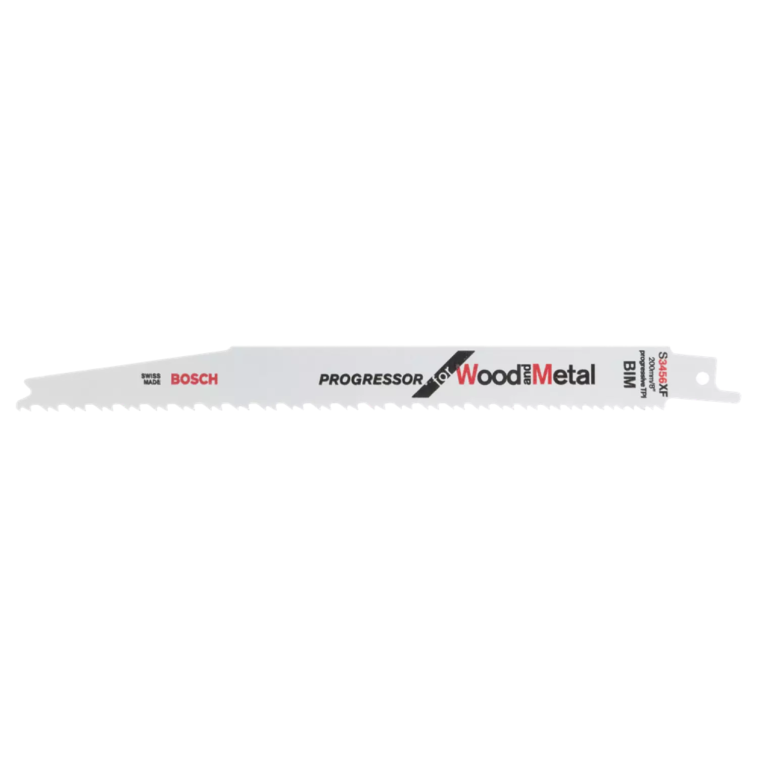 Bosch 2608654405 / S 3456 XF Reciprozaagblad - 200 x 6/12TPI - Hout/Metaal (2st)