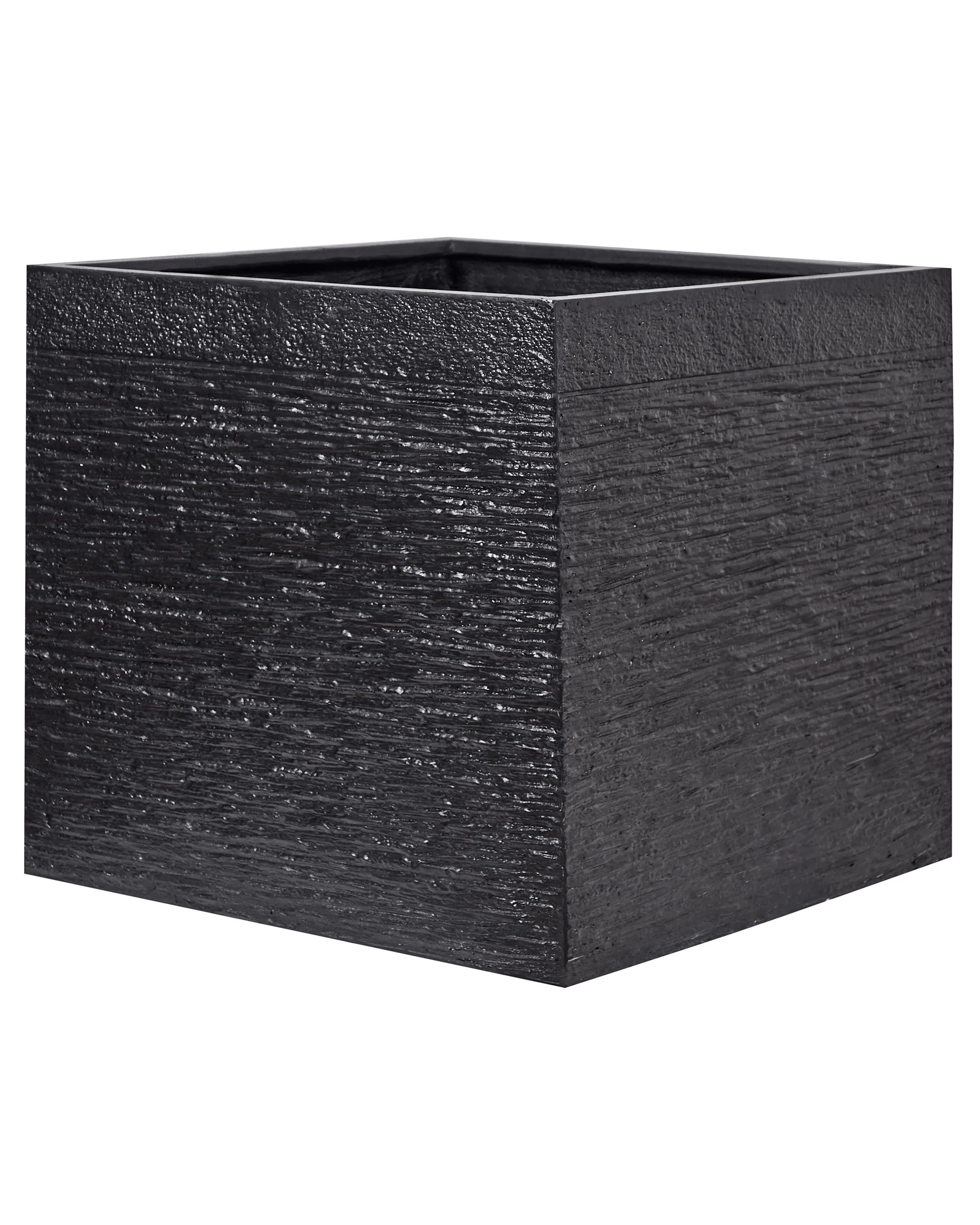 Bloempot PAROS 50 cm Zwart