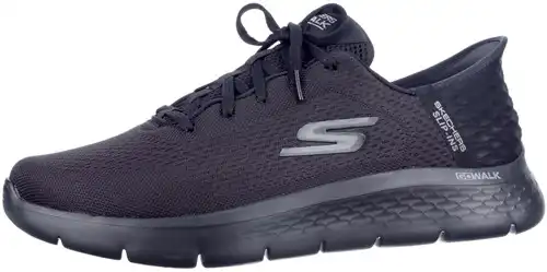 Skechers zwart 216505/BBK - maat 12 sneaker zwart - maat 12 Calandschoen
