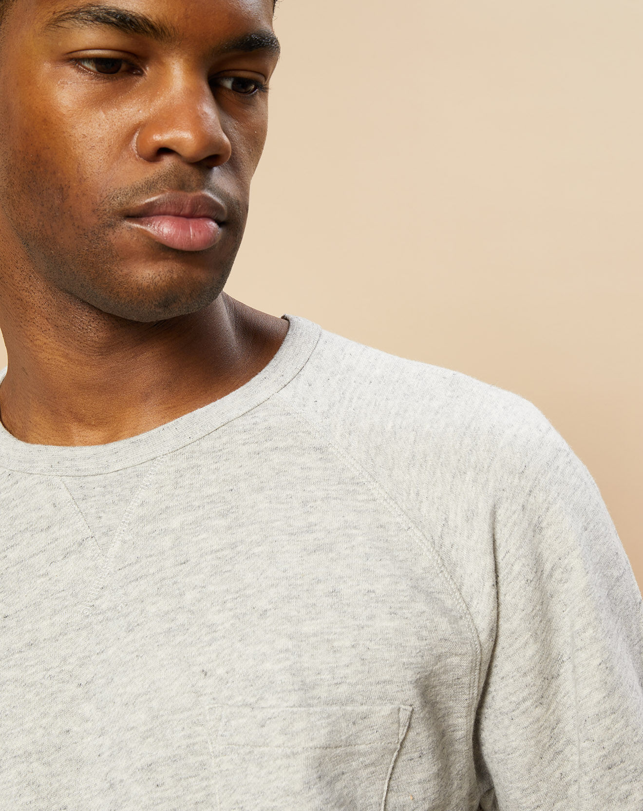 Hartford Sweat Light Pocket heather gris