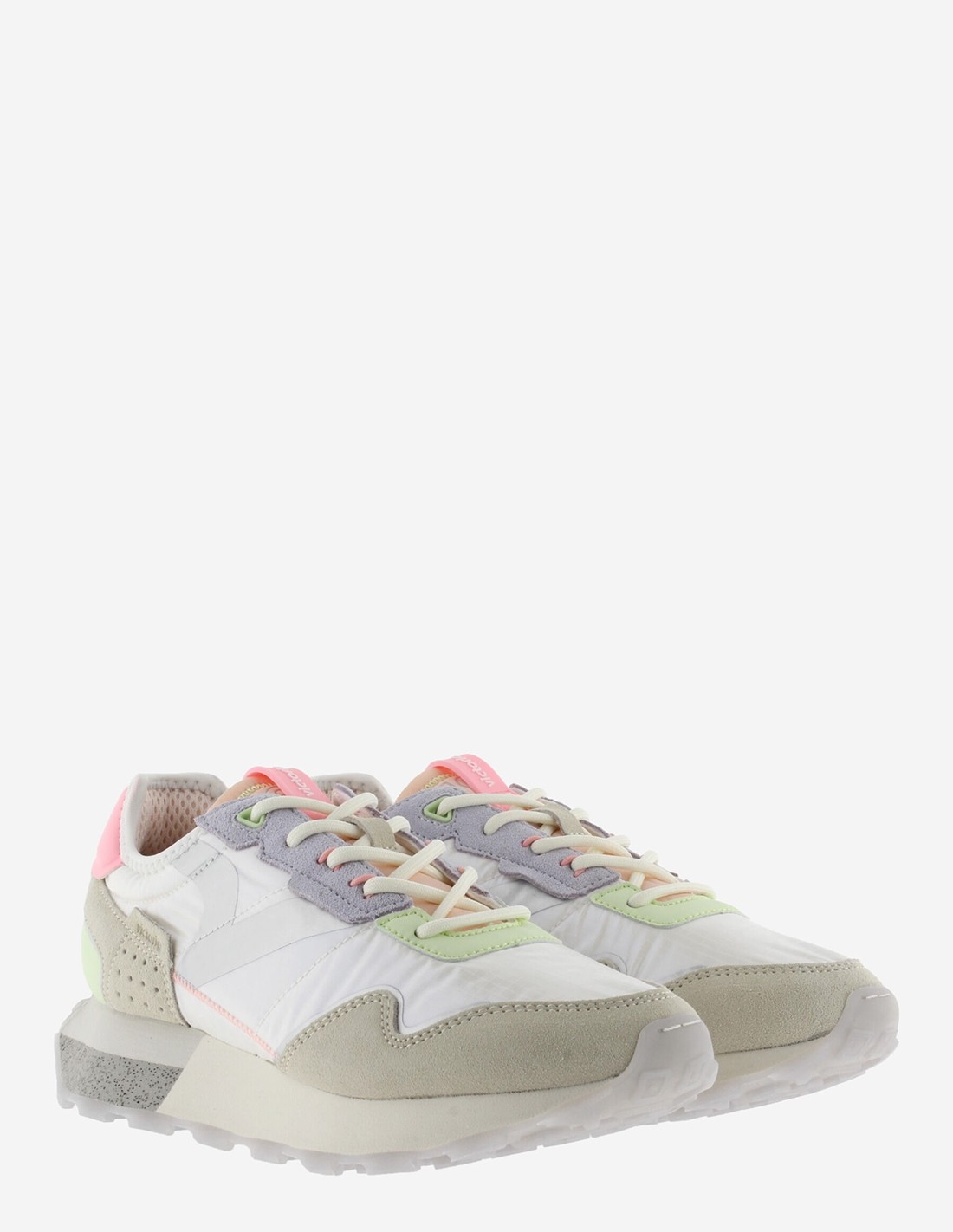 victoria Baskets de ville Femme Wing - Pop Metal Nylon/Daim Multicolor