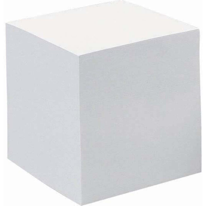 Quo Vadis - Bloc cube - Classic - Blanc - 9x9x8 cm - par 20