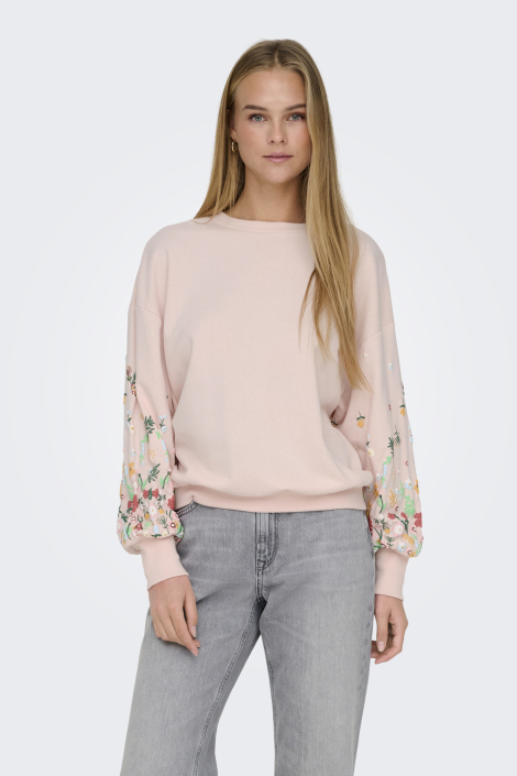 Only roze dames sweater