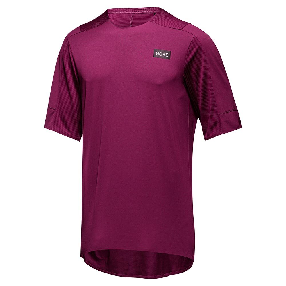 GORE Wear TrailKPR Tech MTB Fietsshirt Korte Mouwen Paars Heren