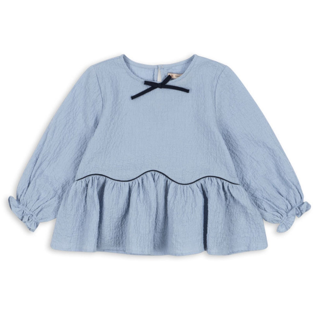 Køb Konges Sløjd Blue Fog Ava Bluse GOTS