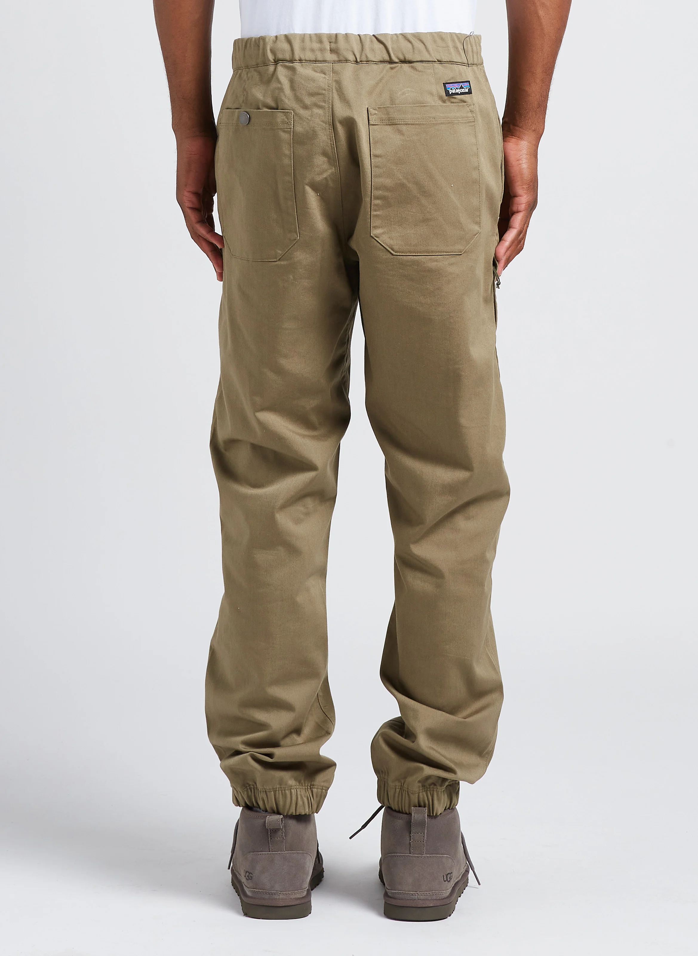 TWILL TRAVELER - Pantalon droit en coton bio mélangé| Vert