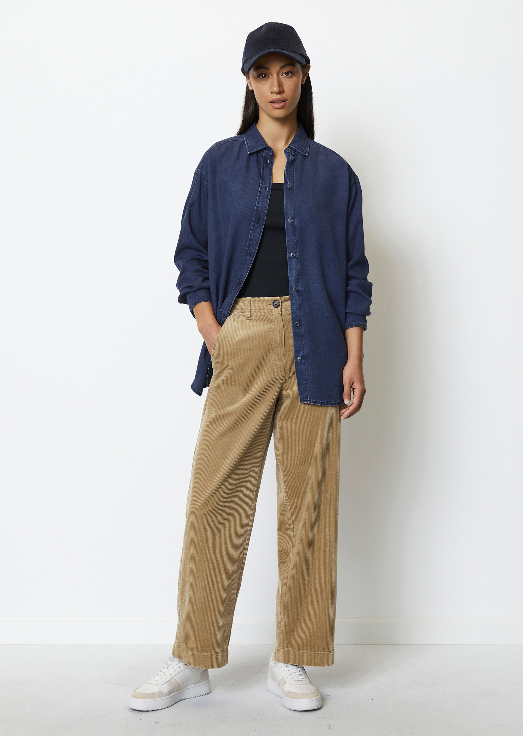 Jeanshemd relaxedaus TENCEL™ Lyocell