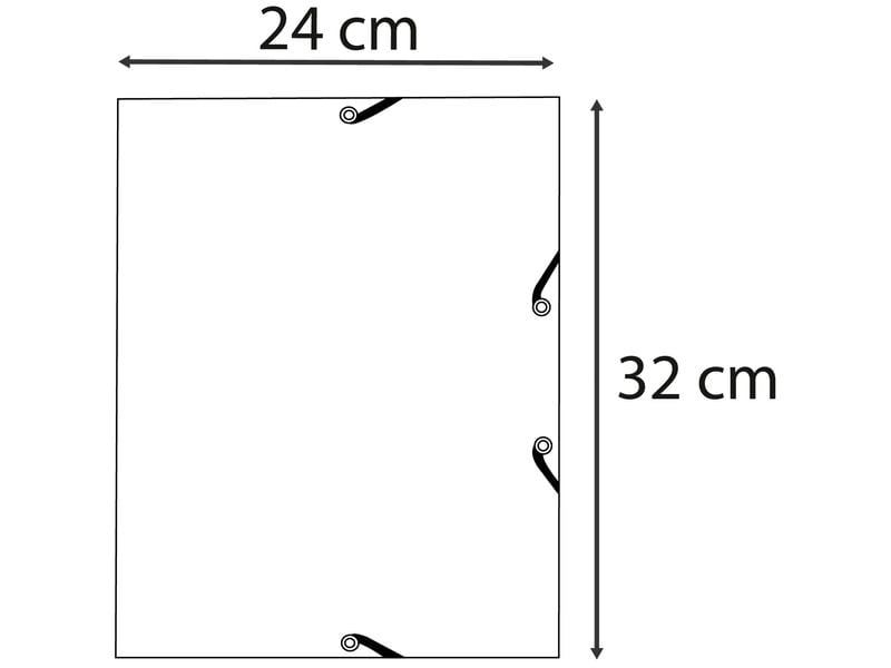 Exacompta Gummibandmappe A4 Skandi Hellrosa Sammelmappe mit Gummizug