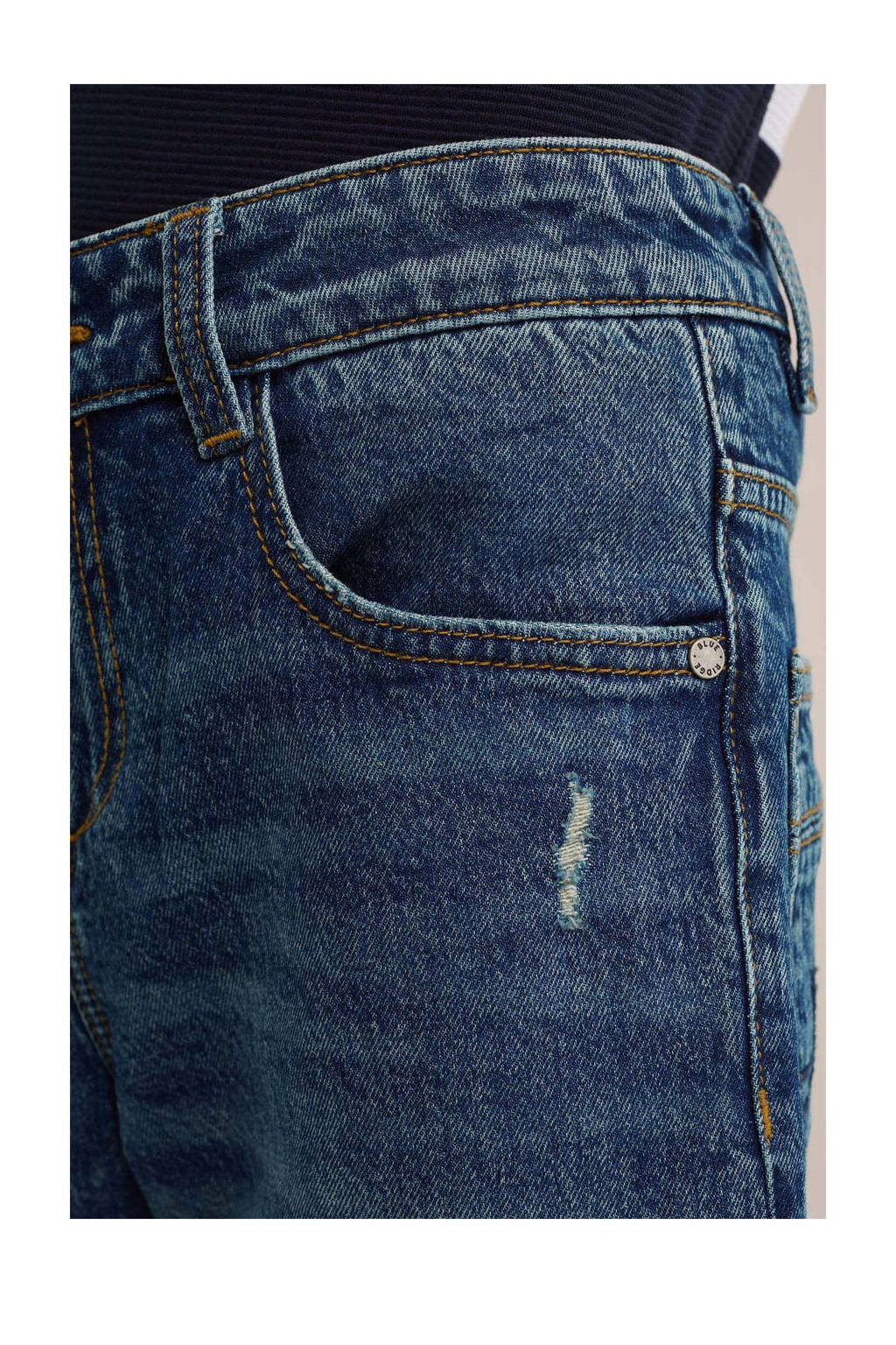 WE Fashion tapered fit jeans dark used denim