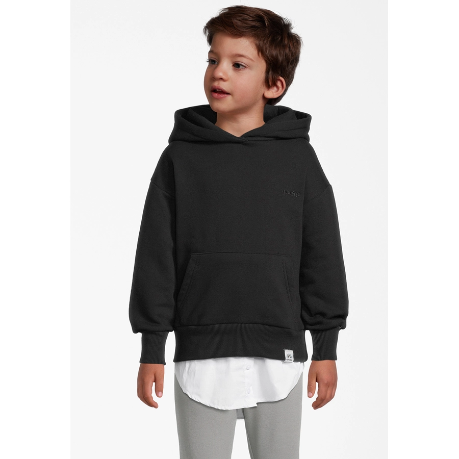 New Life Hoodie Hoodie Kapuzen Pullover mit Shirt Schwarz
